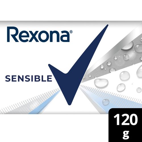 Jabon De Tocador Rexona Sensible 120 Gr