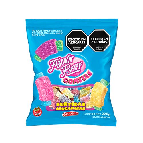 Gomitas Surtidas Azucaradas Flynn Paff 220g