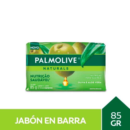 Jabon De Tocador Palmolive Aloe Y Oliva 85 Gr