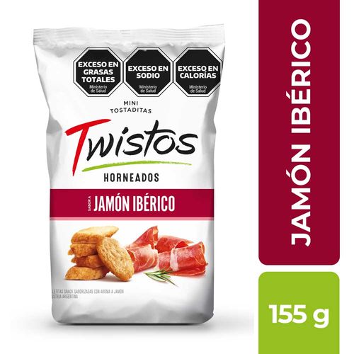 Mini Tostadas De Jamón Ibérico Twistos X 155 Gr