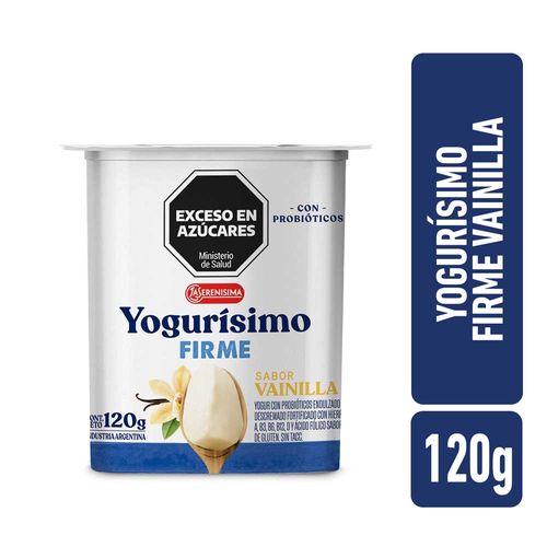 Yogur Firme Yogurisimo Vainilla 120 Gr