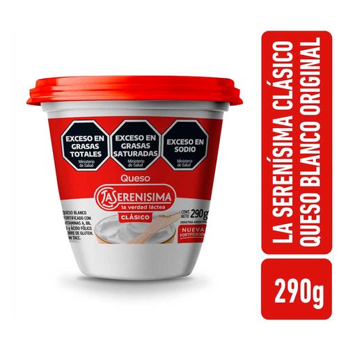 Queso Blanco Original La Serenísima Clásico 290  Gr