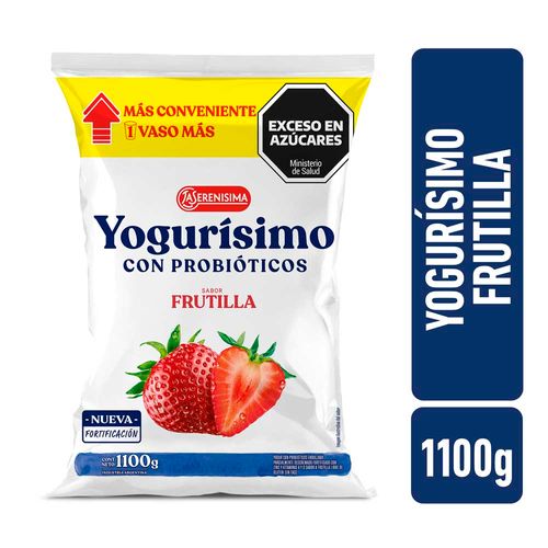 Yogur Bebible Yogurisimo Frutilla 1100 Gr