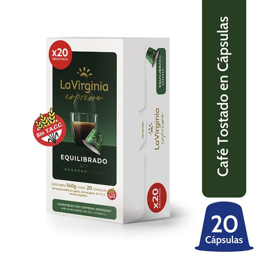 Café Equilibrado X 20 Cápsulas La Virginia