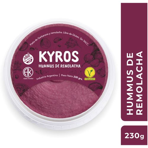 Hummus Remolacha Sin Tacc 230 Gr Kyros
