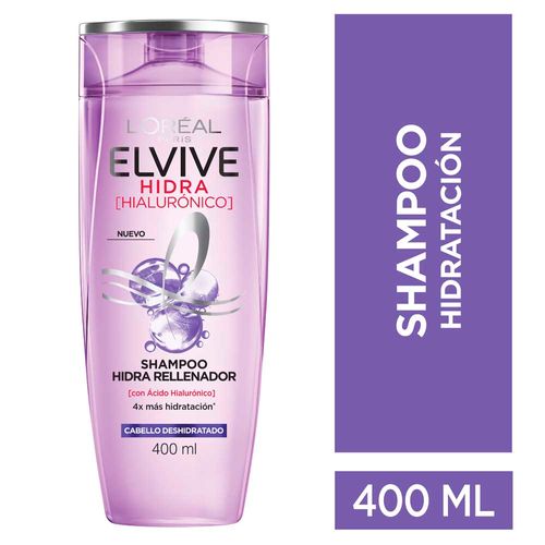 Shampoo Elvive Lóréal Paris Hidra Hialurónico 400 Ml