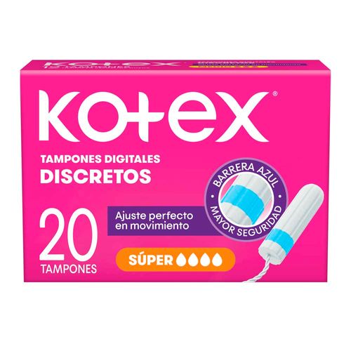 Tampones Kotex Super 20