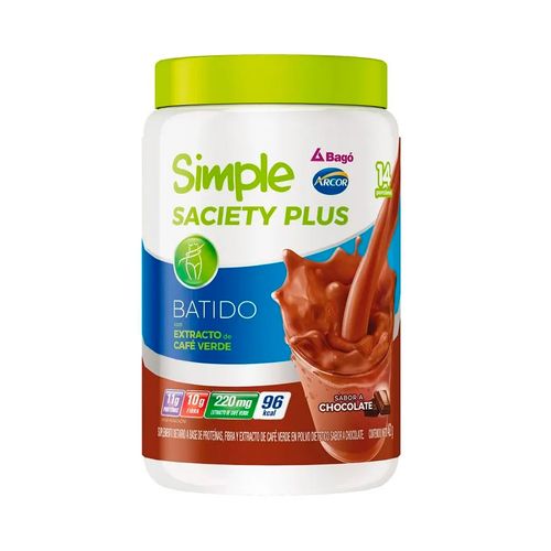 Saciety Plus Simple Chocolate 462 Gr