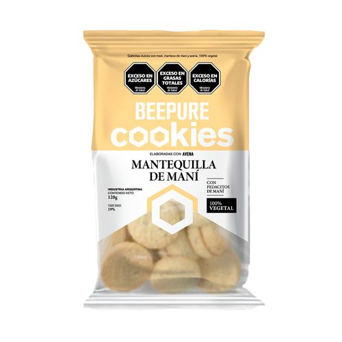 Galletitas Avena Y Mantequilla De Maní Beepure