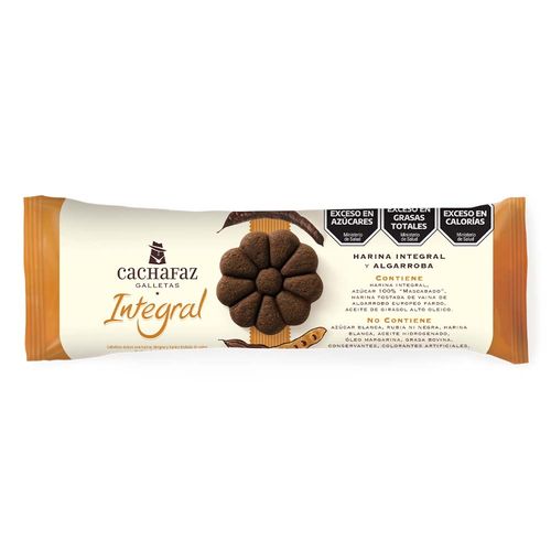 Galletitas Cachafaz Integral Y Algarroba 250 Gr