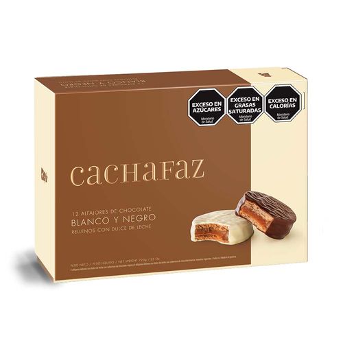 Alfajores Mixtos Cachafaz 730 Gr 12 U