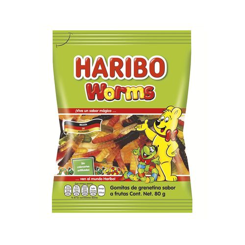 Gomitas Haribo Worms 80 Gr