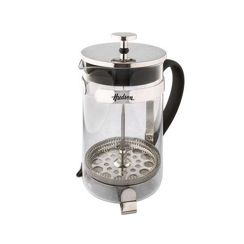 Cafetera Embolo Acero Inoxidable Tipo Prensa Francesa 600 Ml Hudson