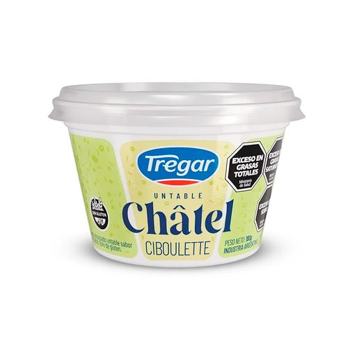 Queso Tregar Chatel Ciboulette 180g