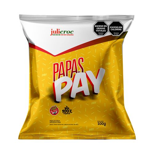 Papas Pay Sin Tacc Julicroc 100 Gr