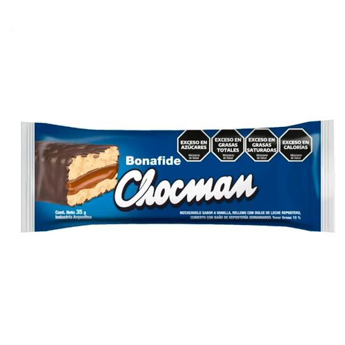 Bocadito Chocman Baño Semiamargo 35gr