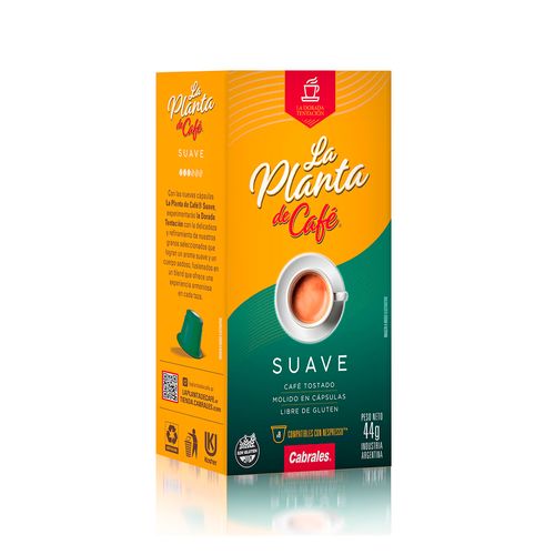 Café La Planta De Café Suave X 8 Cápsulas Cabrales