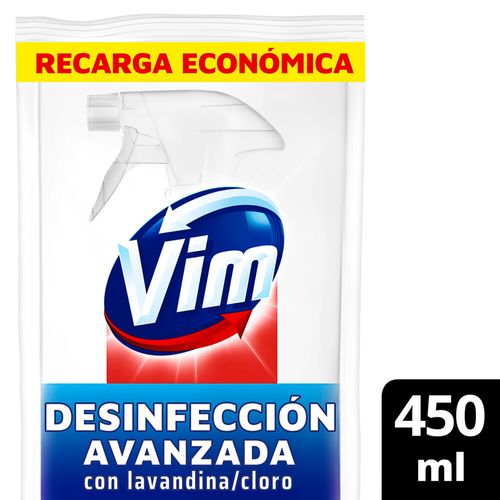 Limpiador Multisuperficies Vim Desinfeccion Avanzada 450 Ml