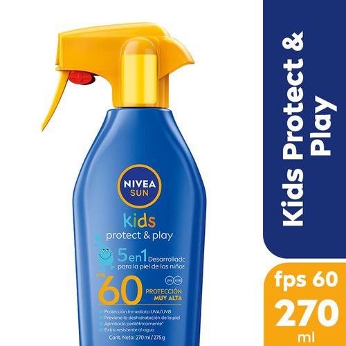 Protector Solar Nivea Protect&play 5 En 1 Kids Fps60 270 Ml