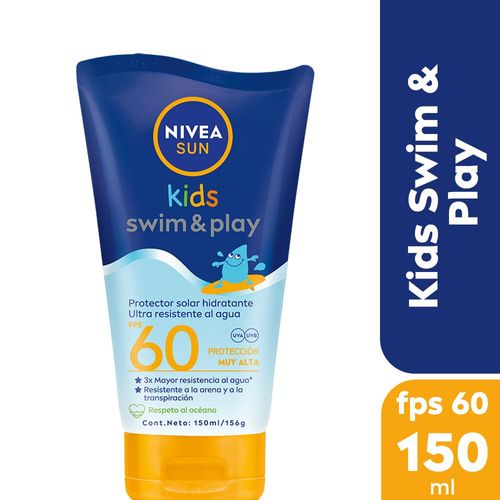 Protector Solar Nivea Swim & Play Kids Fps 60 150 Ml