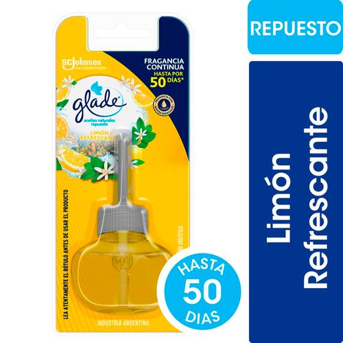 Aceite Aromatizante Glade Limón Repuesto 21ml