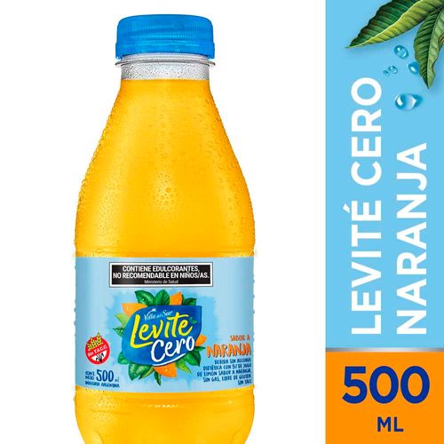 Saborizada Levite Cero Naranja 500cc
