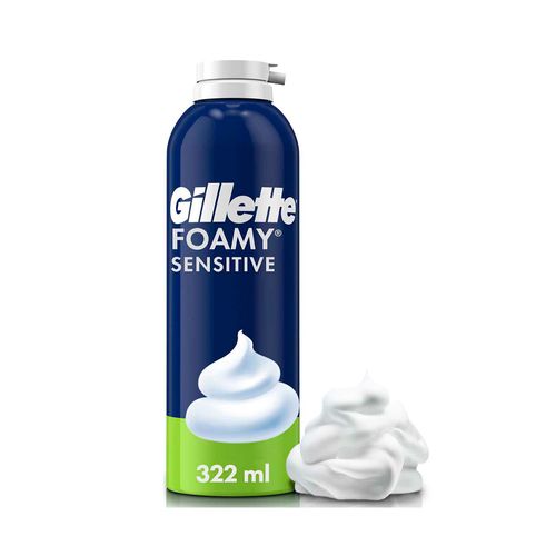 Espuma Afeitar Gillette Foamy Sensitive 322 Ml