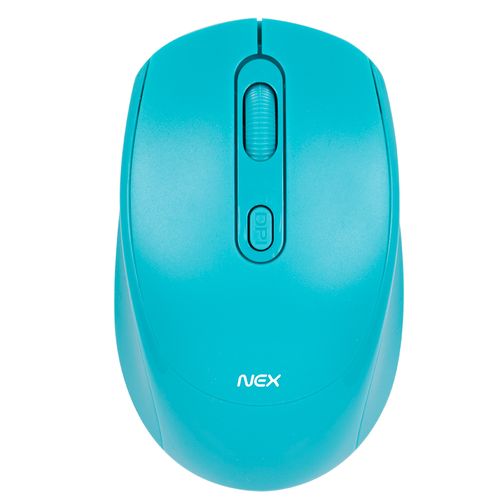 Mouse Inalámbrico Celeste Nex