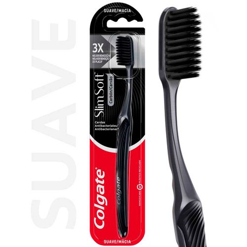 Cepillo De Dientes Colgate Slimsoft Charcoal 1 U