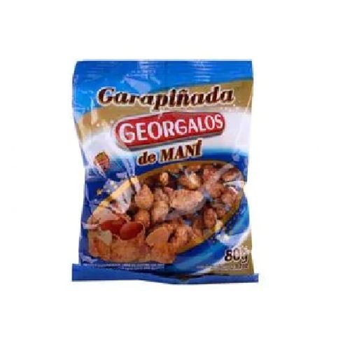 Garrapiñadas Georgalos De Maní X 80 Gr.-paquete