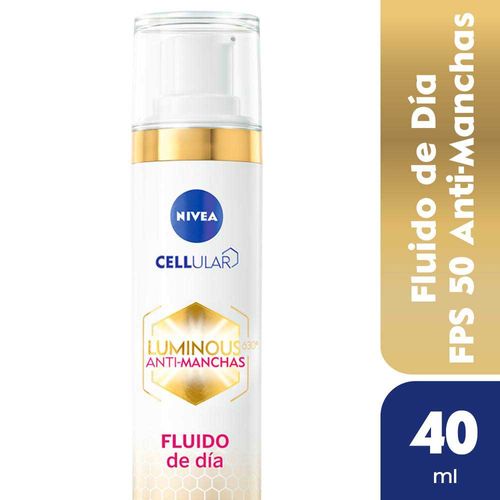 Crema Antimanchas De Día Nivea Luminous630 Fps 50 X 40 Ml