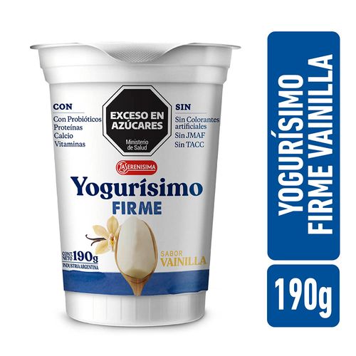 Yogur Yogurisimo Firme Vainilla 190g