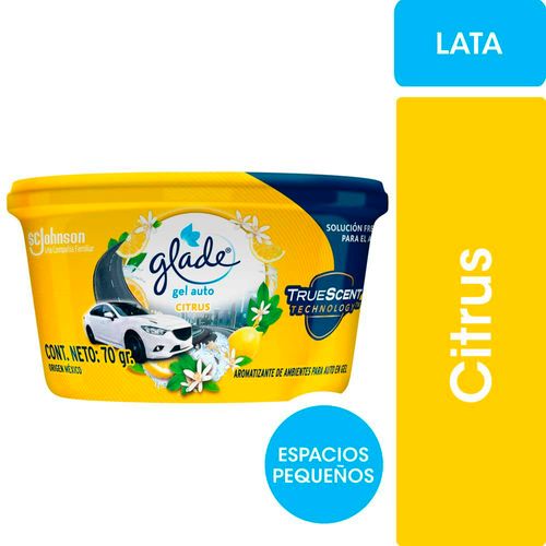 Aromatizante Glade Mini Gel Auto Citrus 70gr