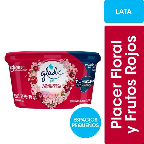 Aromatizante Glade Gel Hogar Floral Y Frutos Rojos 70gr