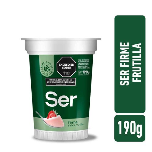 Yogur Firme Ser Colágeno Frutilla 190g