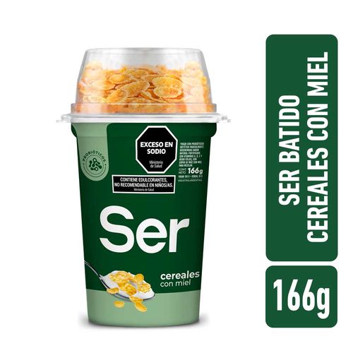 Yogur Ser Cereales Con Miel 166g