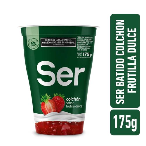 Yogur Ser Colchon De Frutas Sabor Frutilla 175 Gr