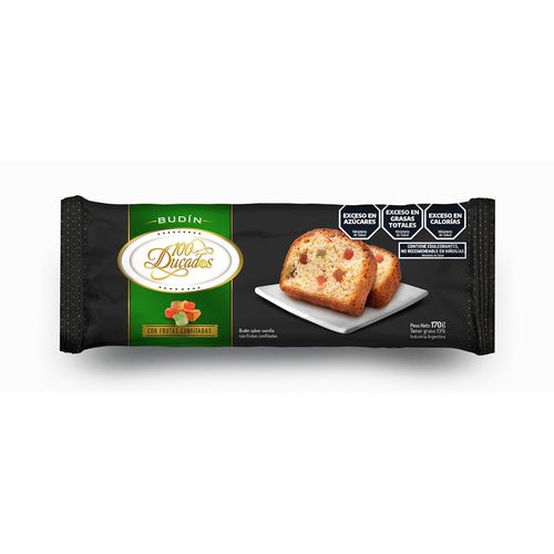 Budin 100 Ducados Frutas Confitadas 170 Gr