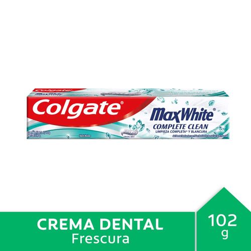 Crem Dental Colgate Max White Láminas  Blanqueadoras 102g