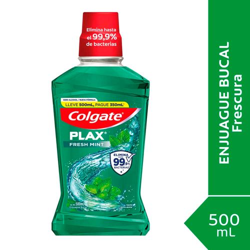 Enjuague Bucal Colgate Plax Fresh Mint 500 X 350 Ml