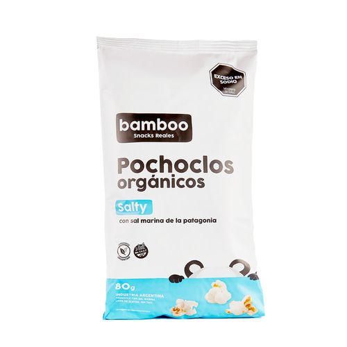 Pochoclo Orgánico Bamboo Sal Marina 60 Gr