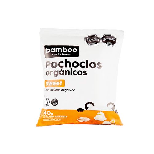 Pochoclo Orgánico Bamboo Azúcar 40 Gr