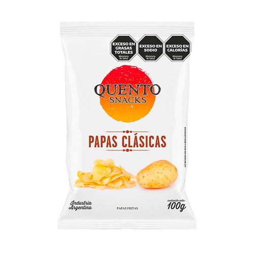 Papas Fritas Quento Snacks Clás 100gr