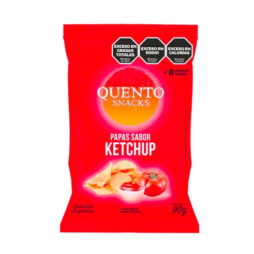 Papas Fritas Quento Snacks Ketchup