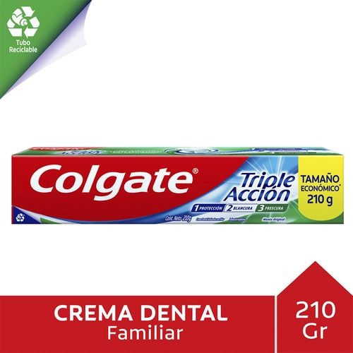 Pasta Dental Colgate Triple Beneficio X 210 Gr