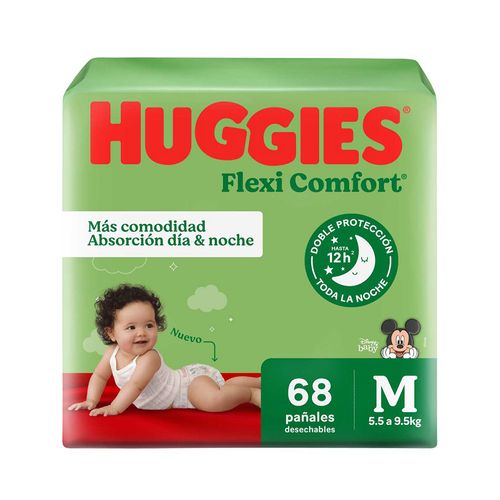 Pañales Huggies Flexi Comfort Disney M 68u