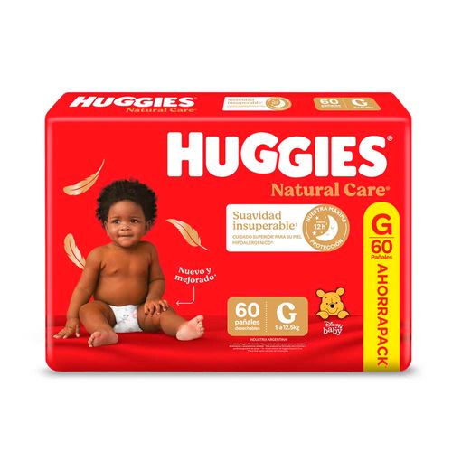 Pañal Huggies Supreme Care G 60u