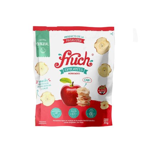 Manzanas Deshidratadas Roja Original X 3 Fruch