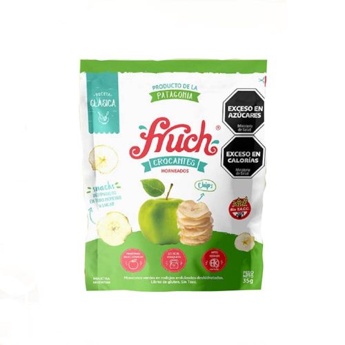 Manzanas Deshidratadas Fruch Verde Clasica X 3