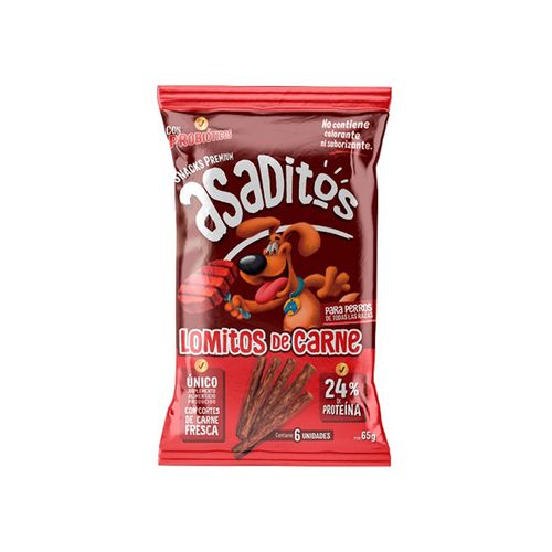 Snack Asaditos Para Perros Adultos 65gr